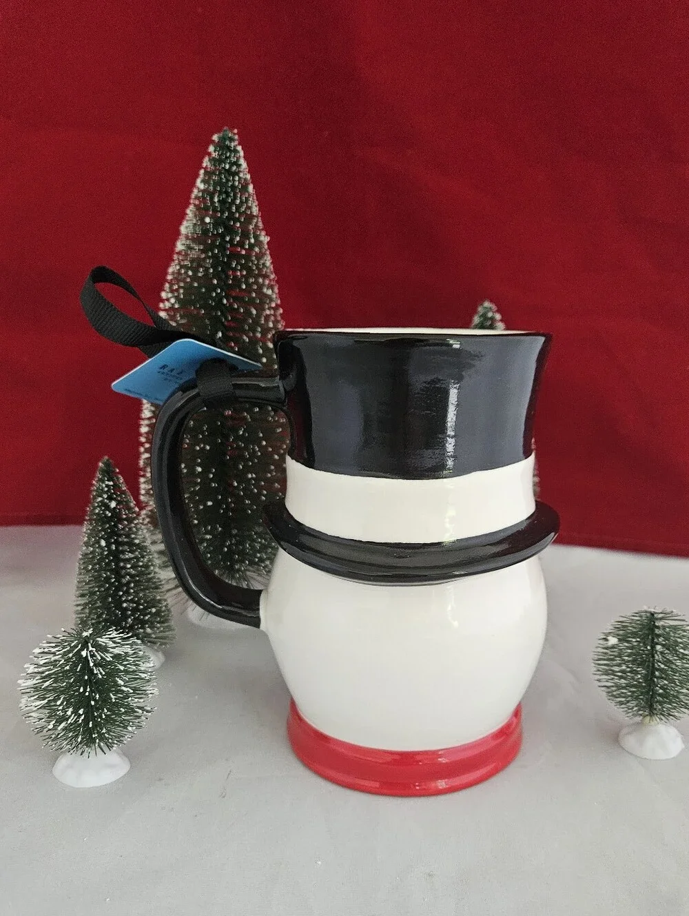 Frosty The Snowman 3D Coffee Mug RAE DUNN Ceramic Cup 5.5